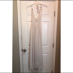 Cream Free People Maxi Dress
